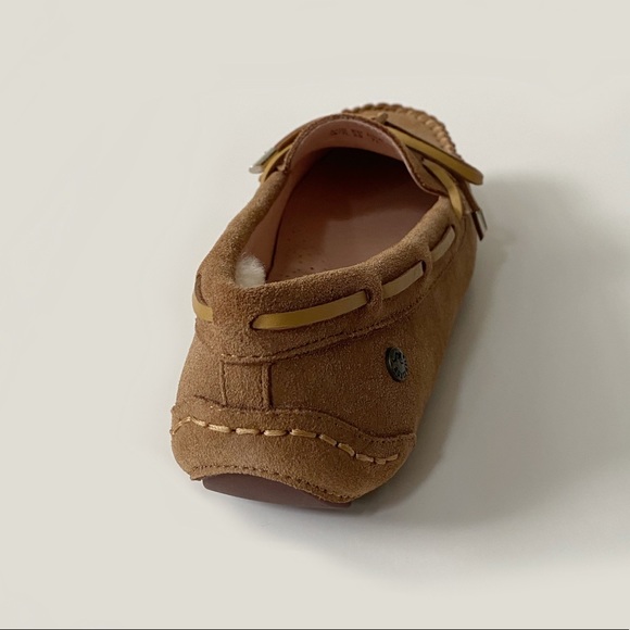 Roozee Australia DAKA Suede Camp Moccasin Driving Loafer Chestnut NIB - Picture 5 of 16